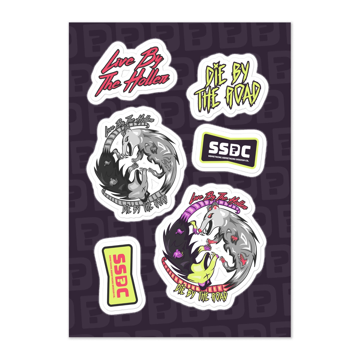 Live and Die Sticker sheet