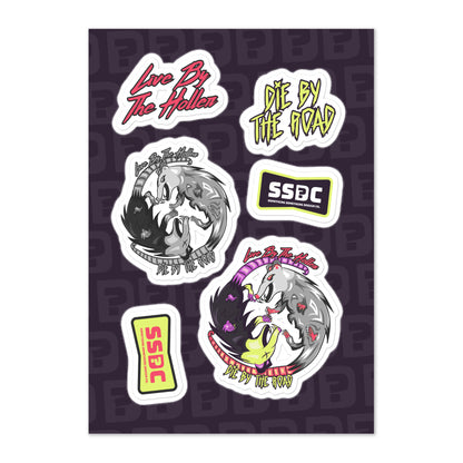 Live and Die Sticker sheet