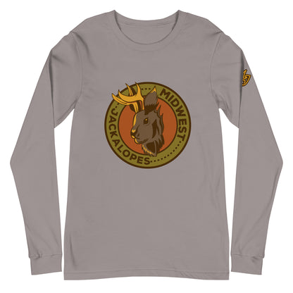 Unisex Midwest Jackalopes Long Sleeve Tee