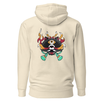 Unisex Raccoon Yokai Hoodie [CHECK SIZING!]