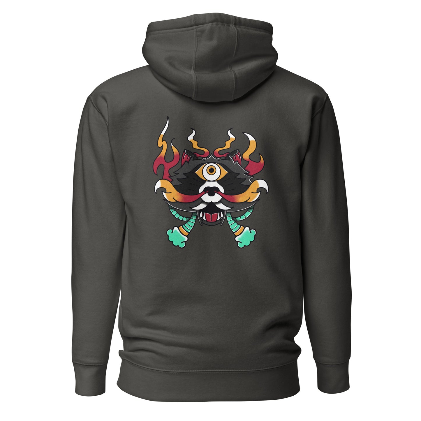 Unisex Raccoon Yokai Hoodie [CHECK SIZING!]