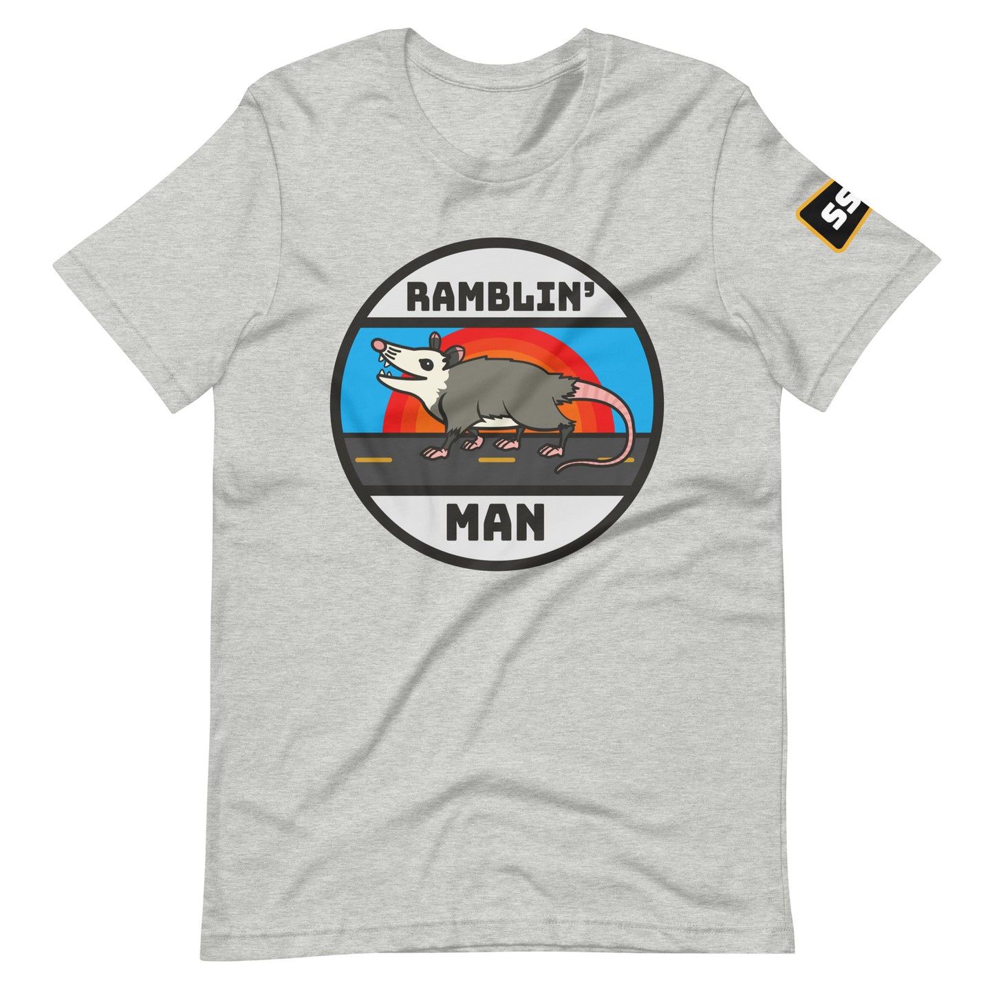 Unisex Ramblin' Man Possum T Shirt