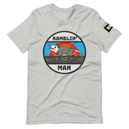 Unisex Ramblin' Man Possum T Shirt