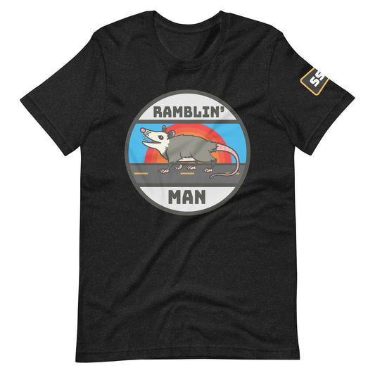 Unisex Ramblin' Man Possum T Shirt