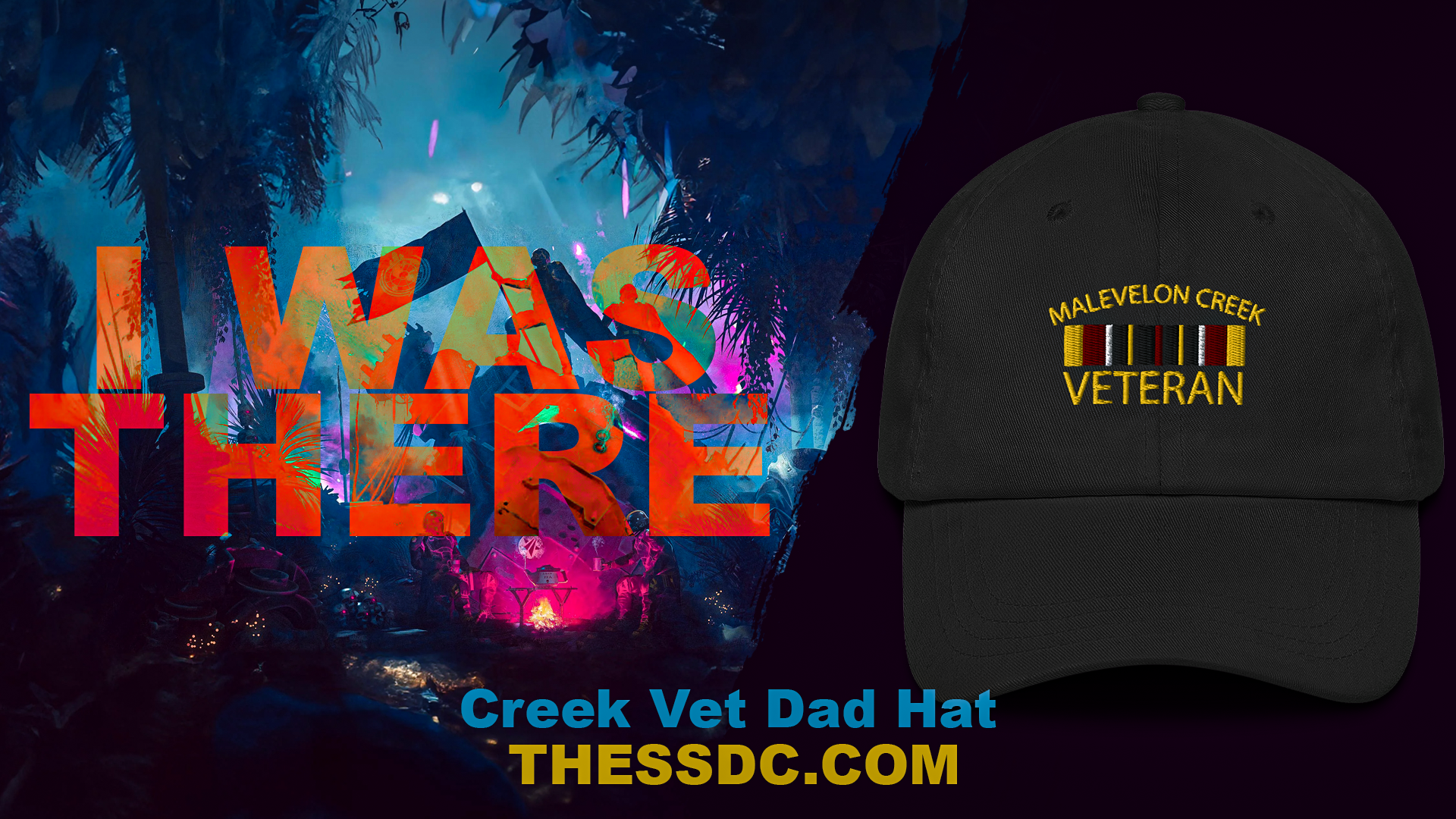 Malevelon Creek dad hat based on the game Helldivers 2